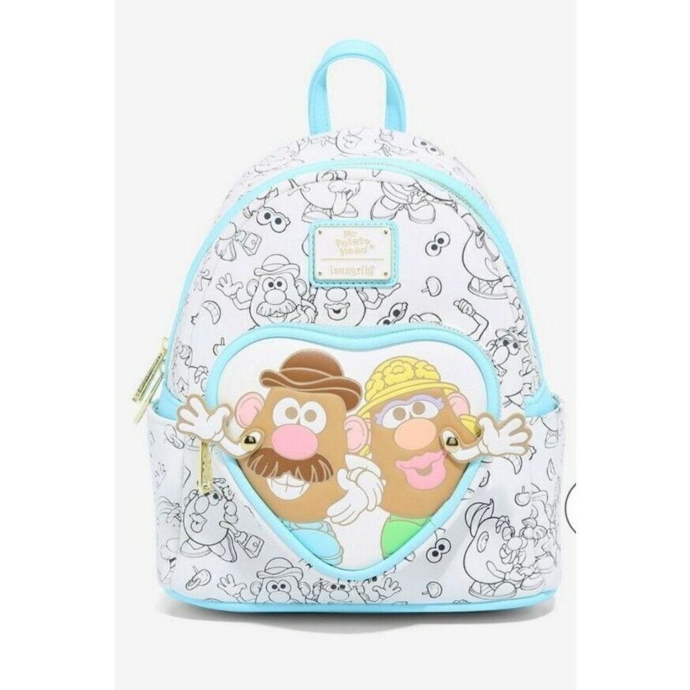 Loungefly Pixar Toy Story Mr. & Mrs. Potato Head Heart Lovers Mini Backpack